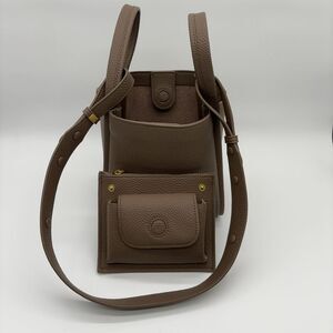 Songmont Leather Bucket Bag